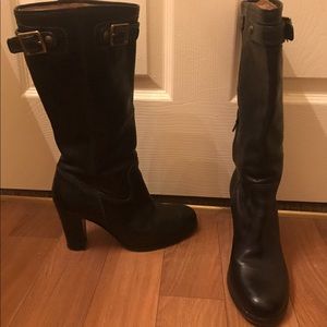 Coach Black sexy leather tall boot